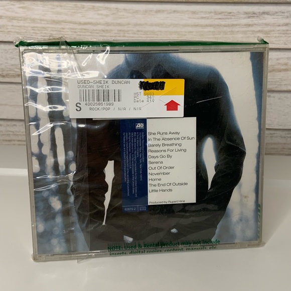 Duncan Sheik Self Titled Album Audio CD - Picture 2 of 3